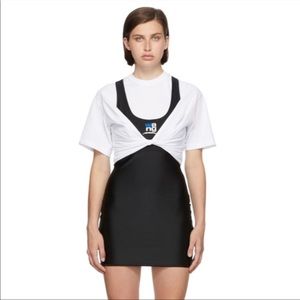 Alexander Wang hybrid twist tshirt dress
